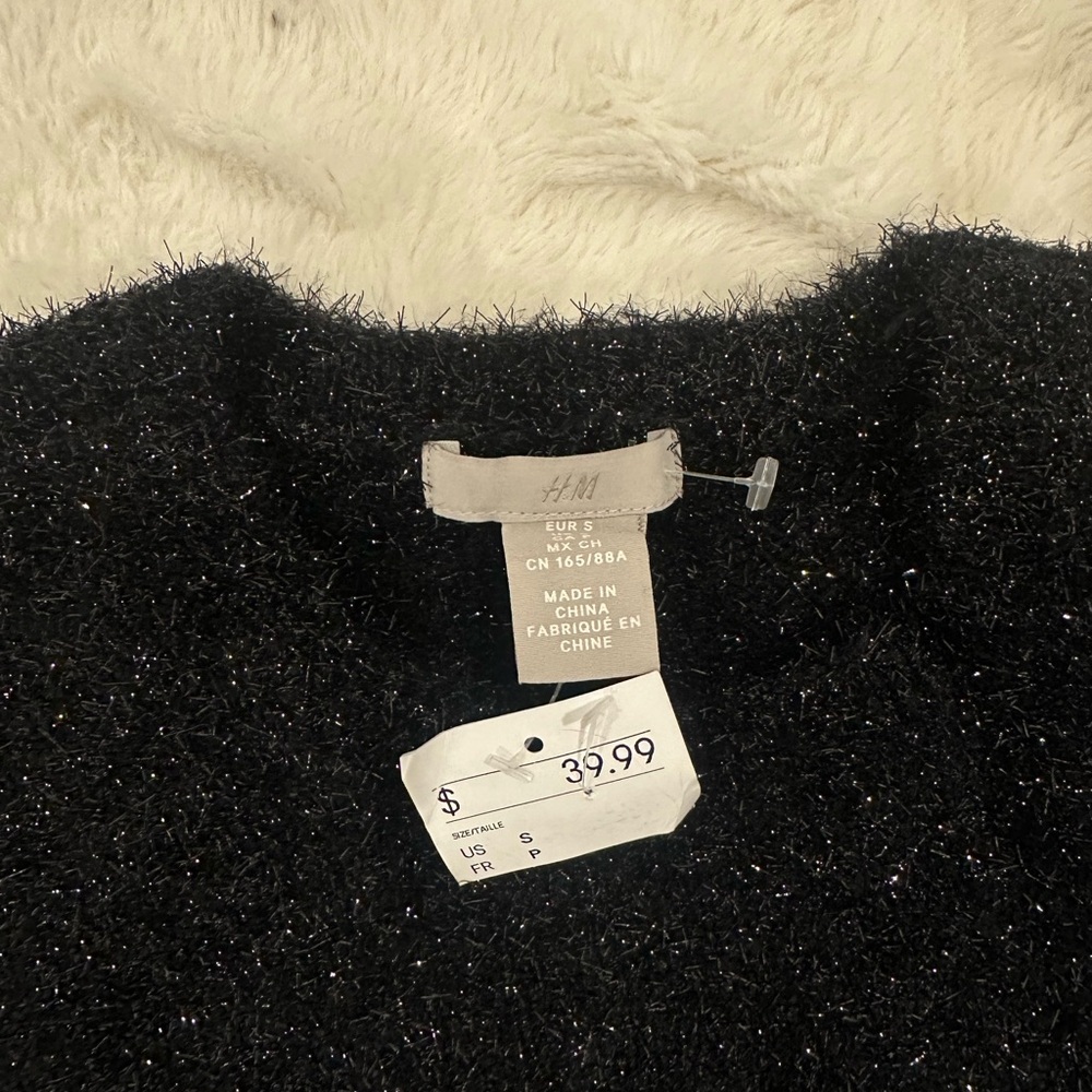 H&M Sparkling Black Women's Sweater